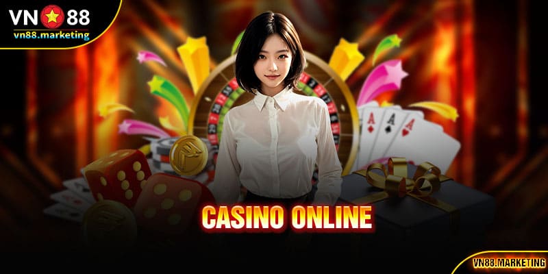 Sảnh casino với đa dạng dòng game trực tuyến được cung cấp